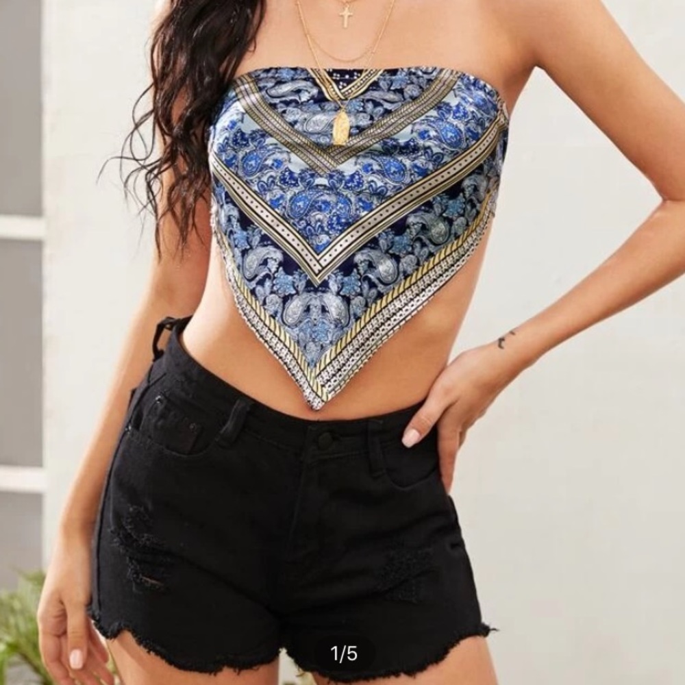 Bandana tube top